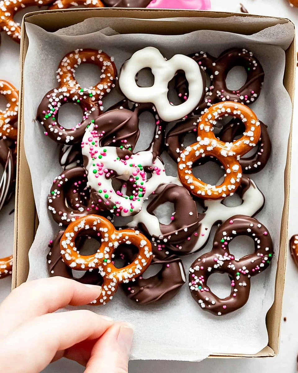 Valentine Chocolate Covered Pretzels for kids 52 Valentine Chocolate Covered Pretzels for kids