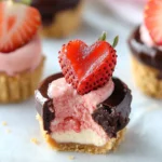 Valentine’s Day Chocolate Strawberry Mini Cheesecakes 93 Valentines-Day-Chocolate-Strawberry-Mini-Cheesecakes-Recipe