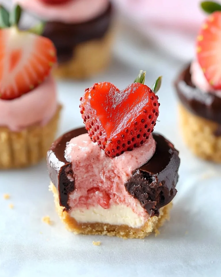 Valentines-Day-Chocolate-Strawberry-Mini-Cheesecakes-Recipe