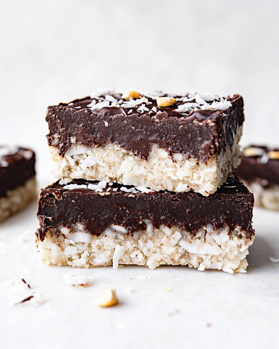 Valentine’s Day  Coconut-Chocolate Keto Bars