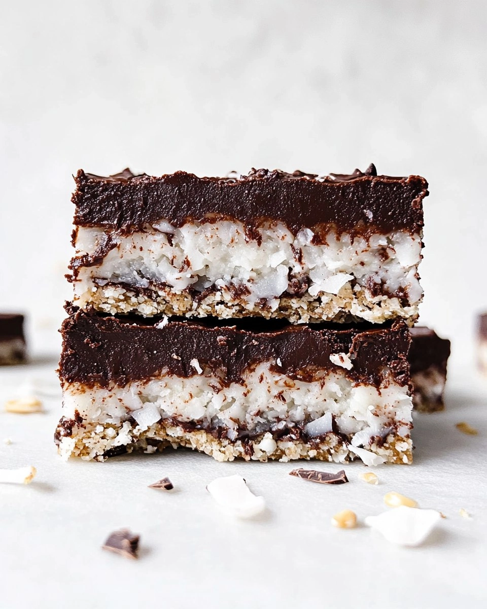 Valentine’s Day  Coconut-Chocolate Keto Bars