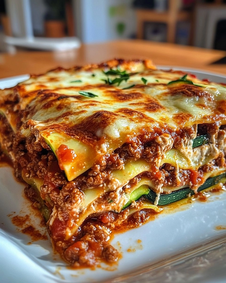 Zucchini Lasagna Bolognese