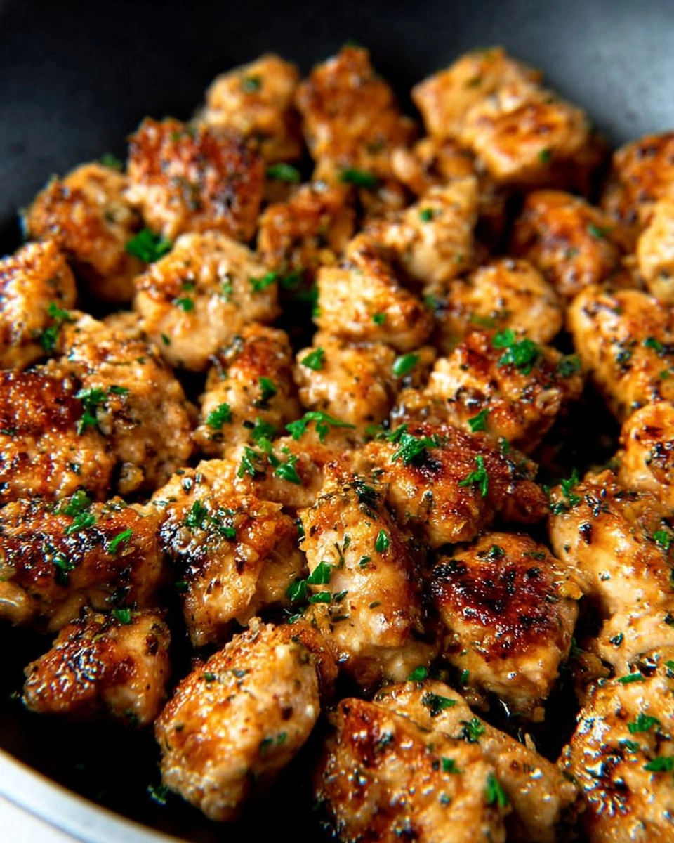 15-Minute Garlic Butter Chicken Bites | Easy One-Pan Recipe