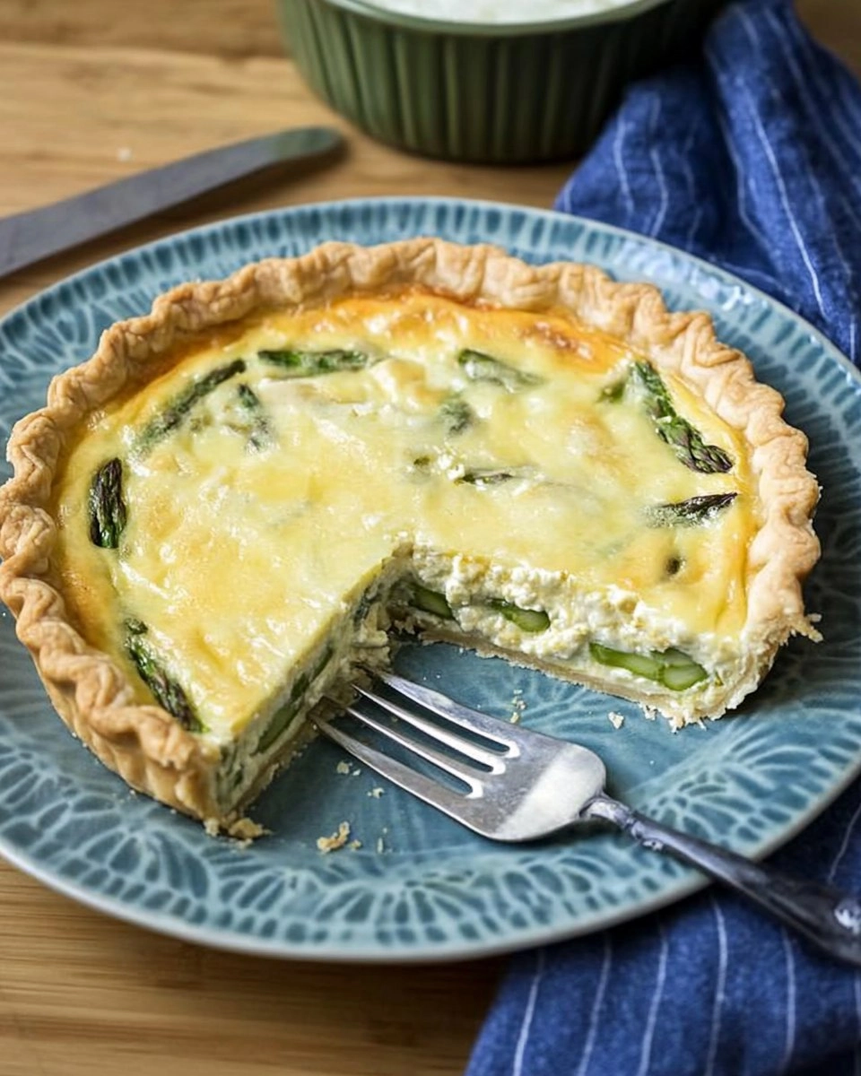 Asparagus and Gruyere Quiche | Easy Spring Breakfast