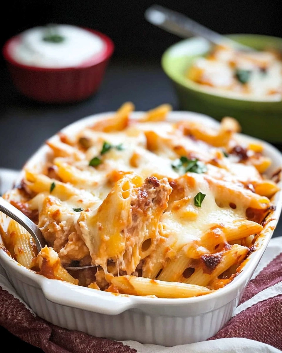 Baked Penne | Cheesy Oven-Baked Pasta Casserole