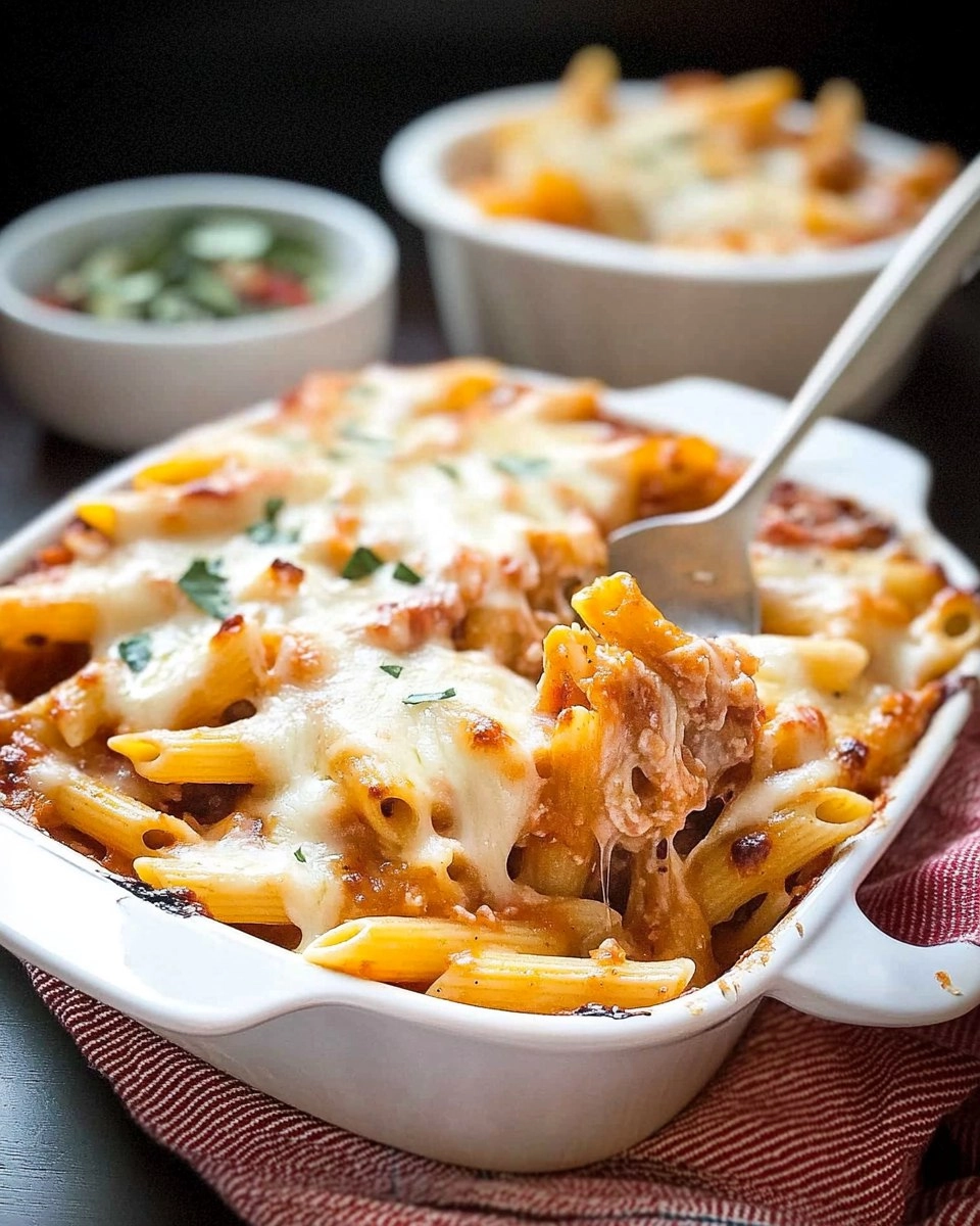 Baked Penne | Cheesy Oven-Baked Pasta Casserole