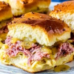 Baked-Reuben-Sliders-with-Thousand-Island-Glaze-Recipe