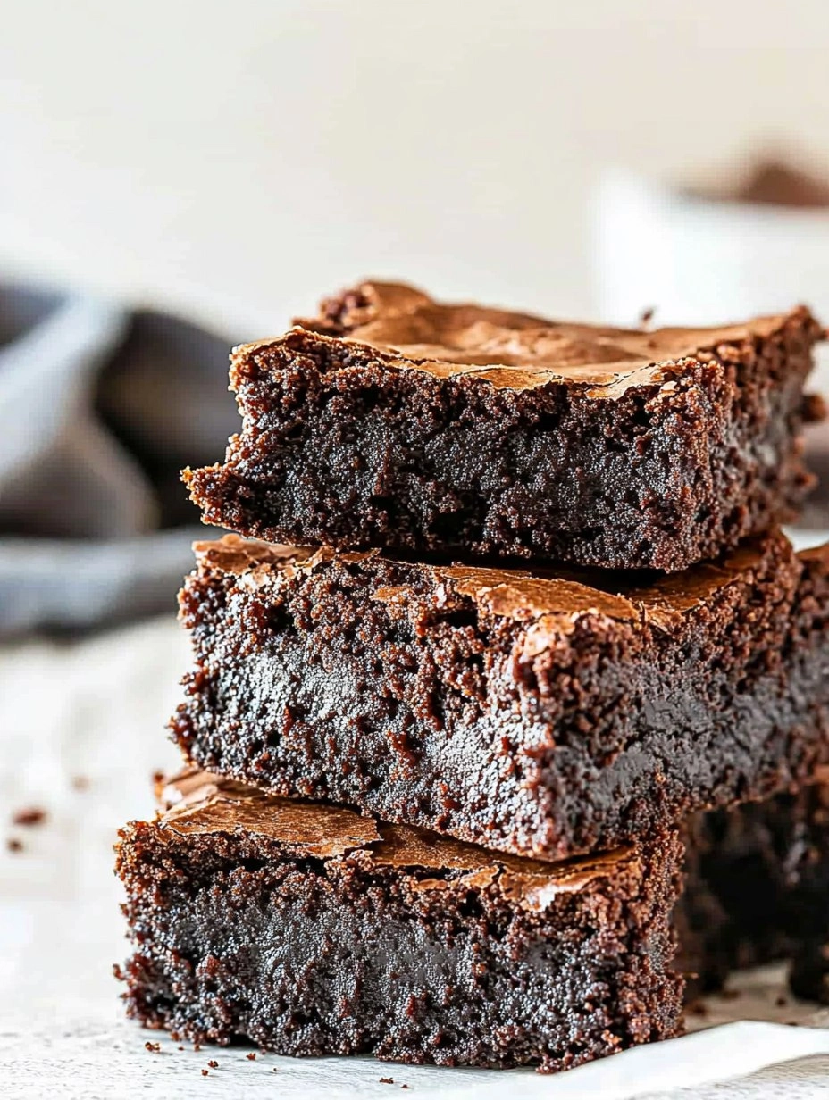Brownies | Fudgy Dark Chocolate Brownies
