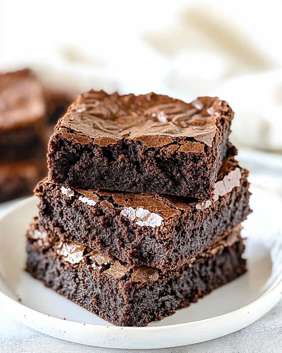 Brownies | Fudgy Dark Chocolate Brownies