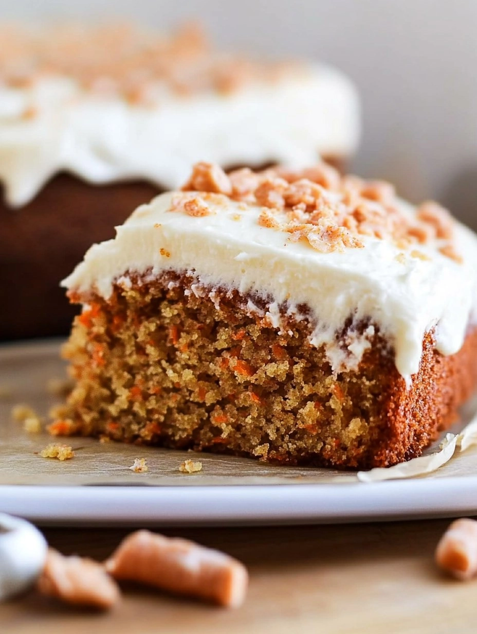 Carrot Cake Sheet Cake with Thick Cream Cheese Frosting