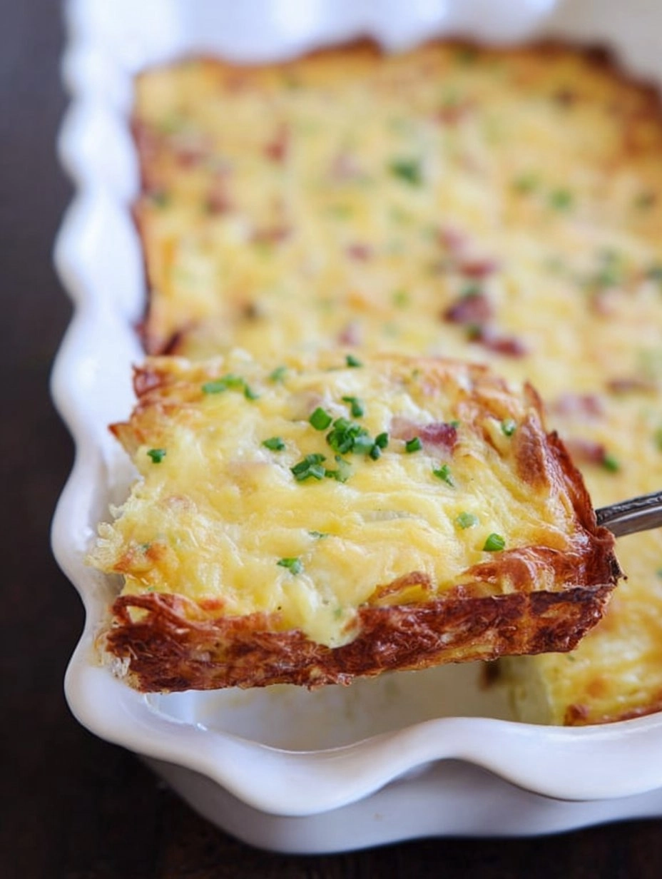 Cheesy Hash Brown Egg Bake (Crowd-Pleasing Easter Brunch Casserole)