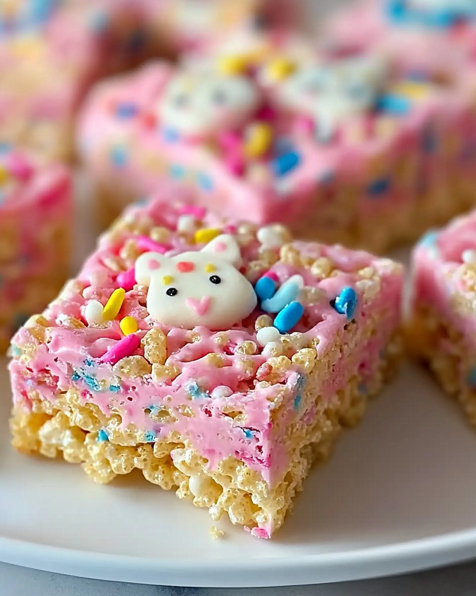 Circus Animal Cookie Rice Krispie Treats