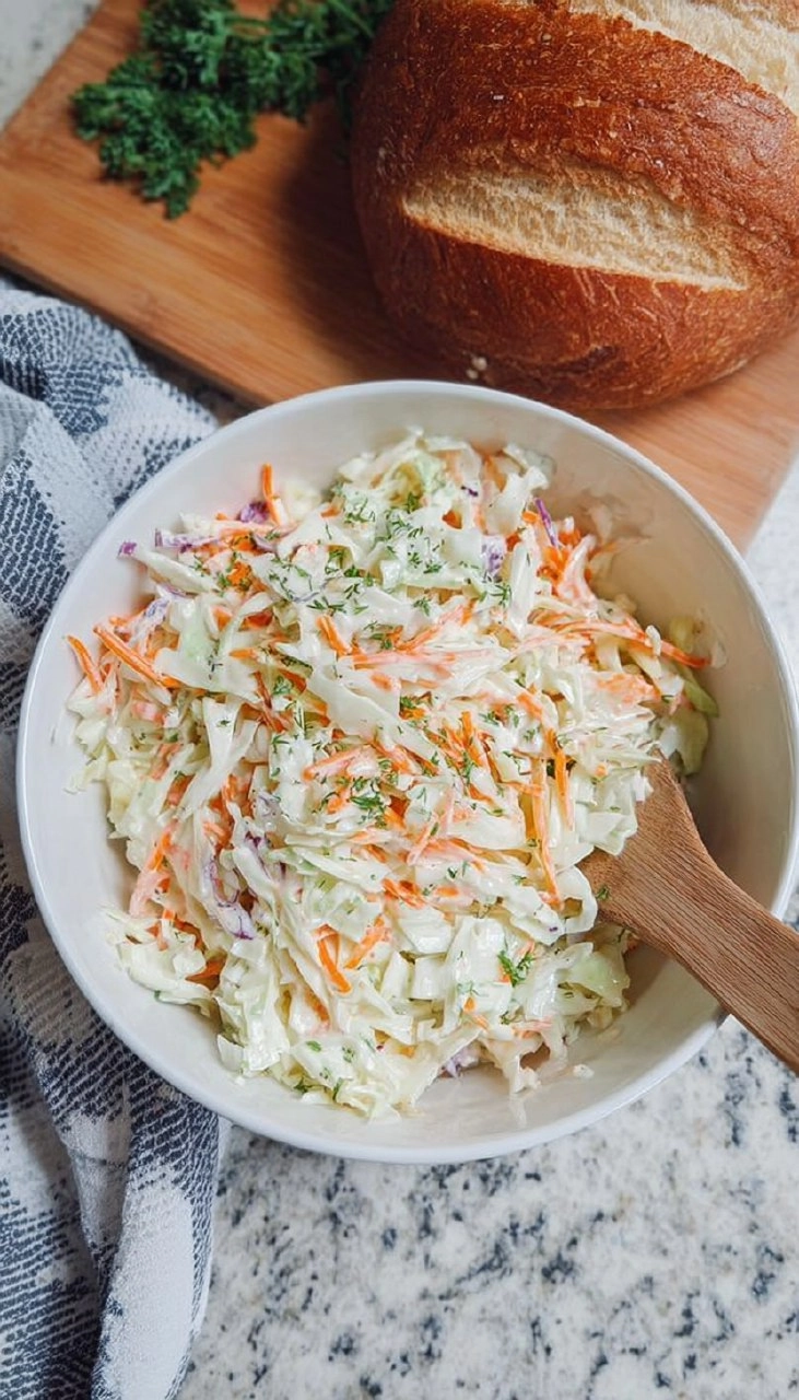 Classic Creamy Coleslaw (Better Than Deli-Style)