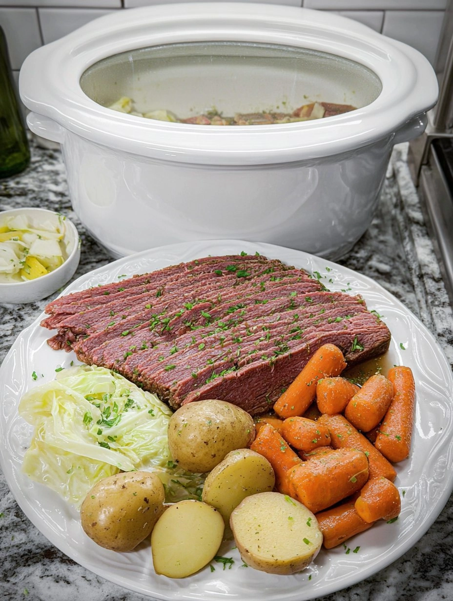 Corned Beef & Cabbage (Crockpot) 106 Corned Beef & Cabbage (Crockpot)