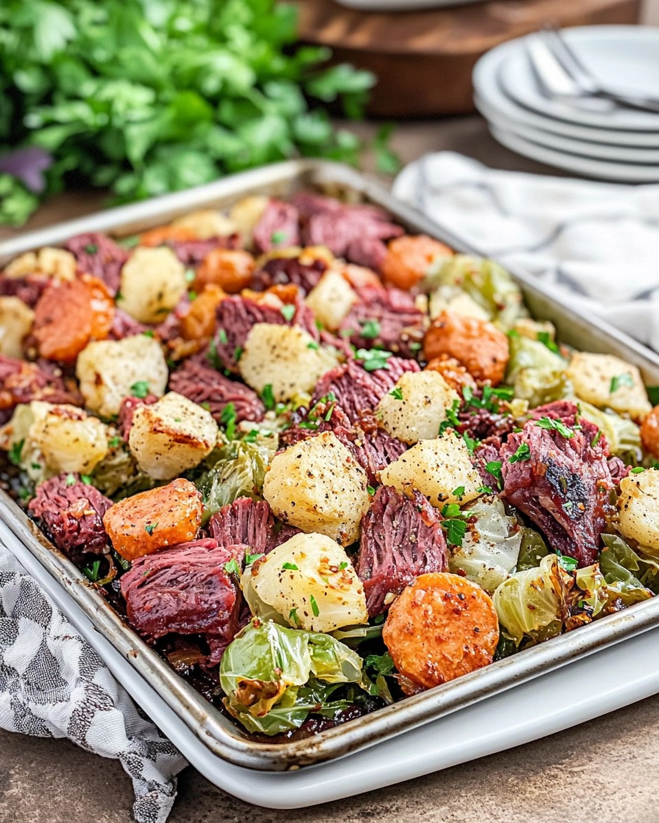 Corned Beef & Cabbage Sheet-Pan Dinner (No Boiling Pot Required)
