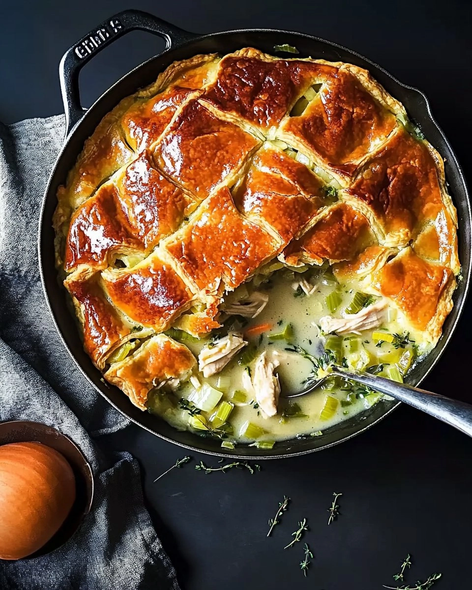 Cozy Chicken Pot Pie with Leeks & Thyme (Skillet Version) 137 Cozy Chicken Pot Pie with Leeks & Thyme (Skillet Version)