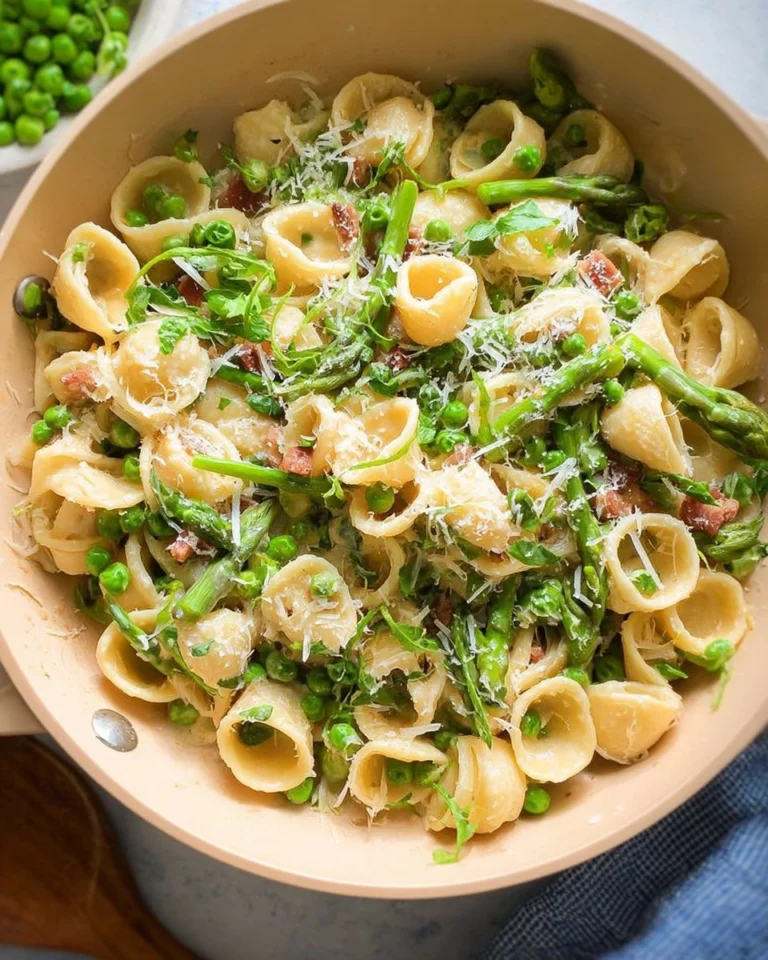 Creamy-Lemon-Asparagus-Pasta-with-Peas-Parmesan-Recipe