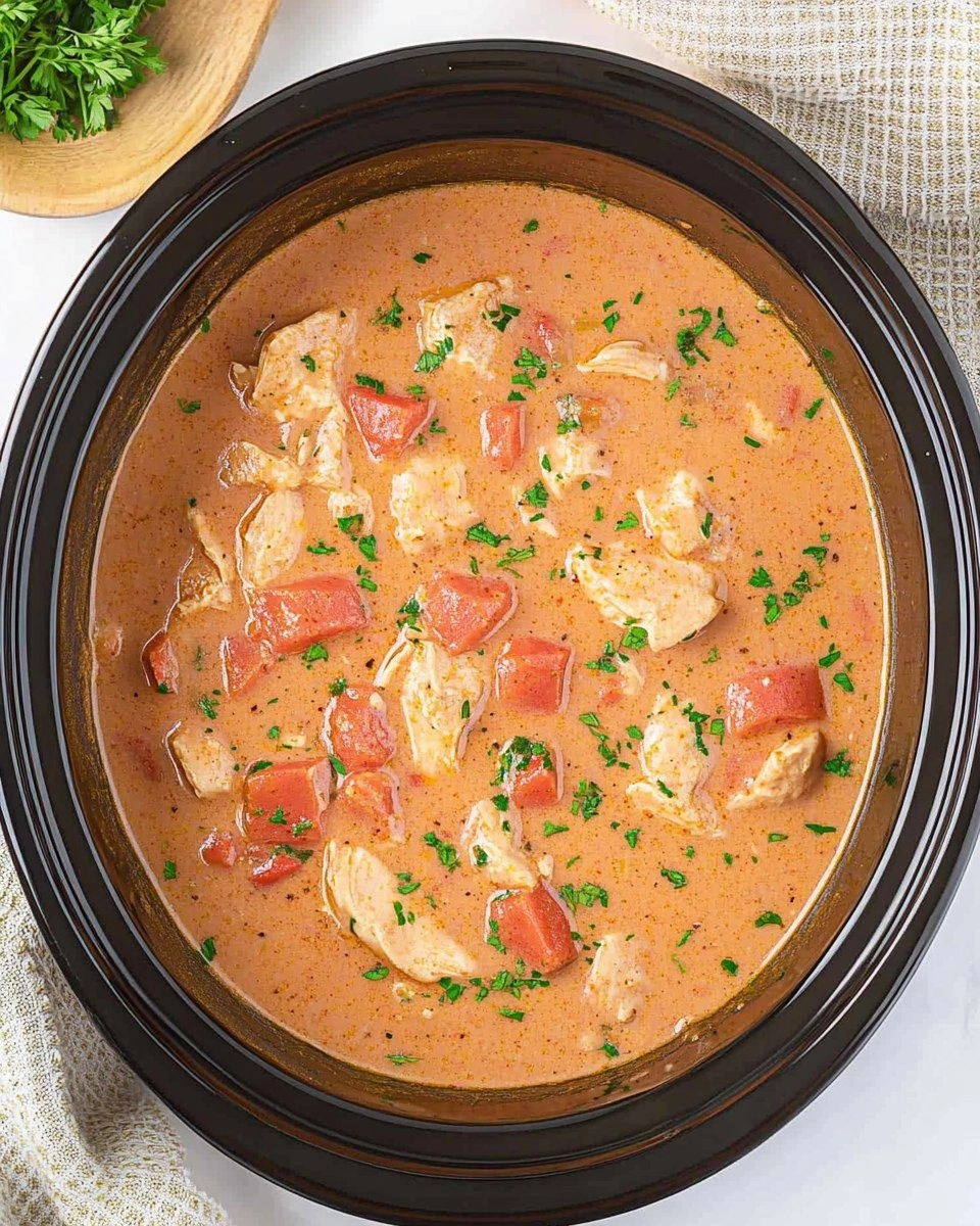 Crockpot Chicken Paprikash