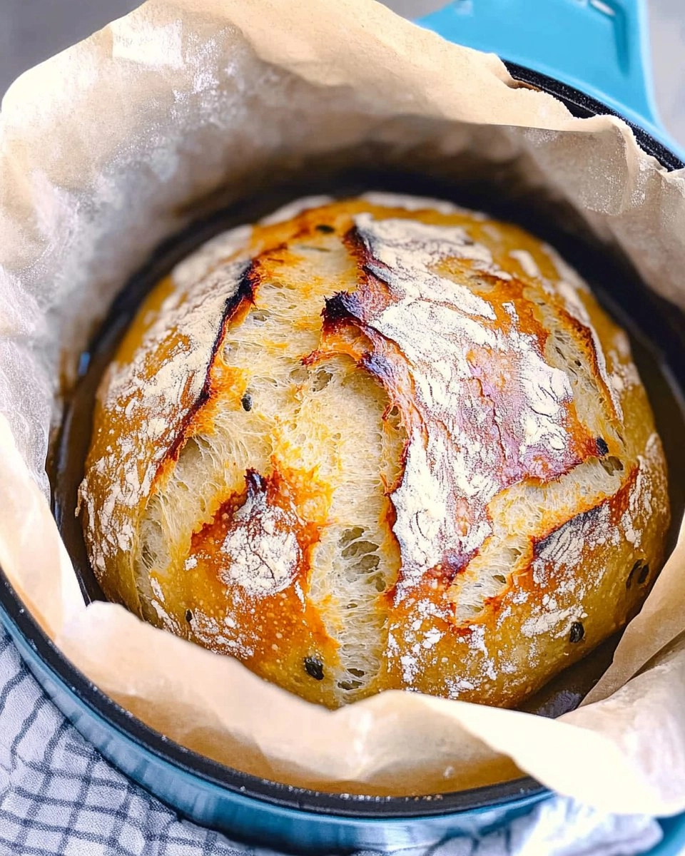 Dutch Oven No-Knead Crusty Bread (Perfect with Any Stew) 70 Dutch Oven No-Knead Crusty Bread (Perfect with Any Stew)