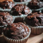 Easy-Double-Chocolate-Muffins-Recipe