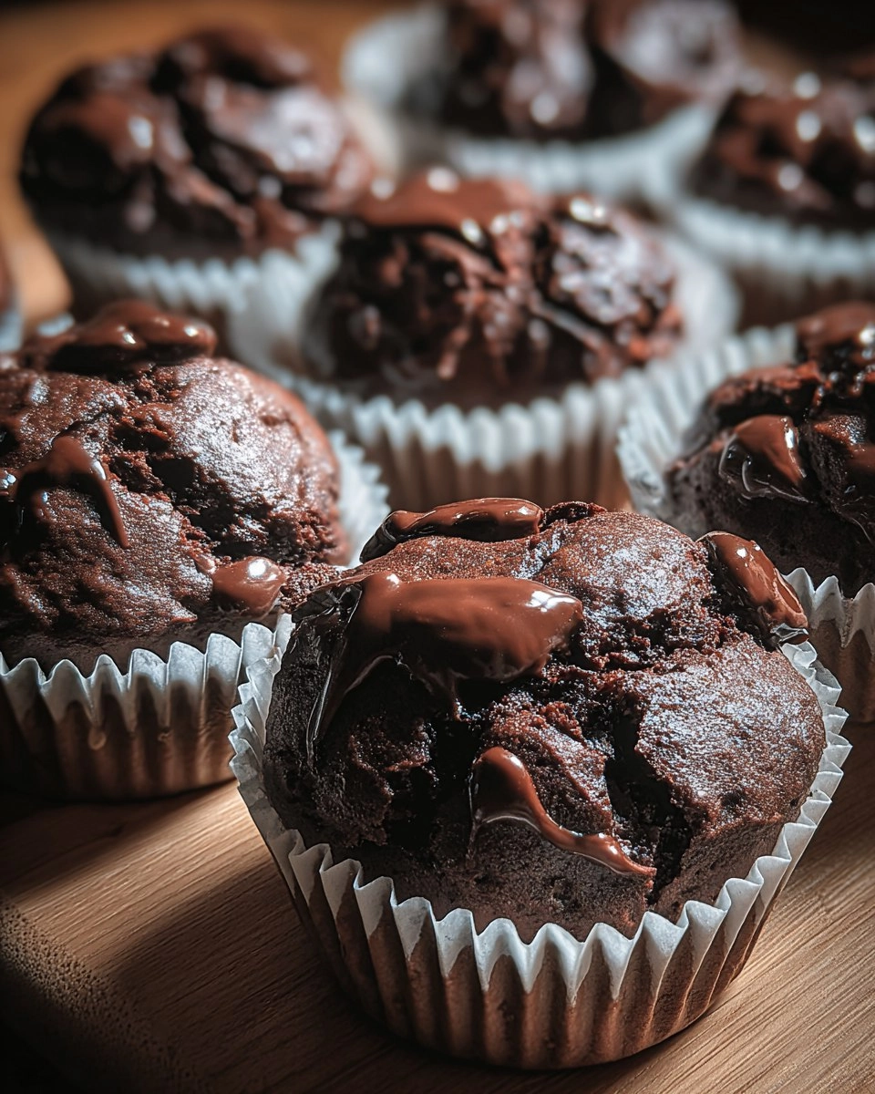 Easy Double Chocolate Muffins