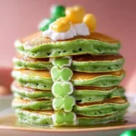 Fluffy-St.-Patricks-Day-Green-Buttermilk-Pancakes-Recipe