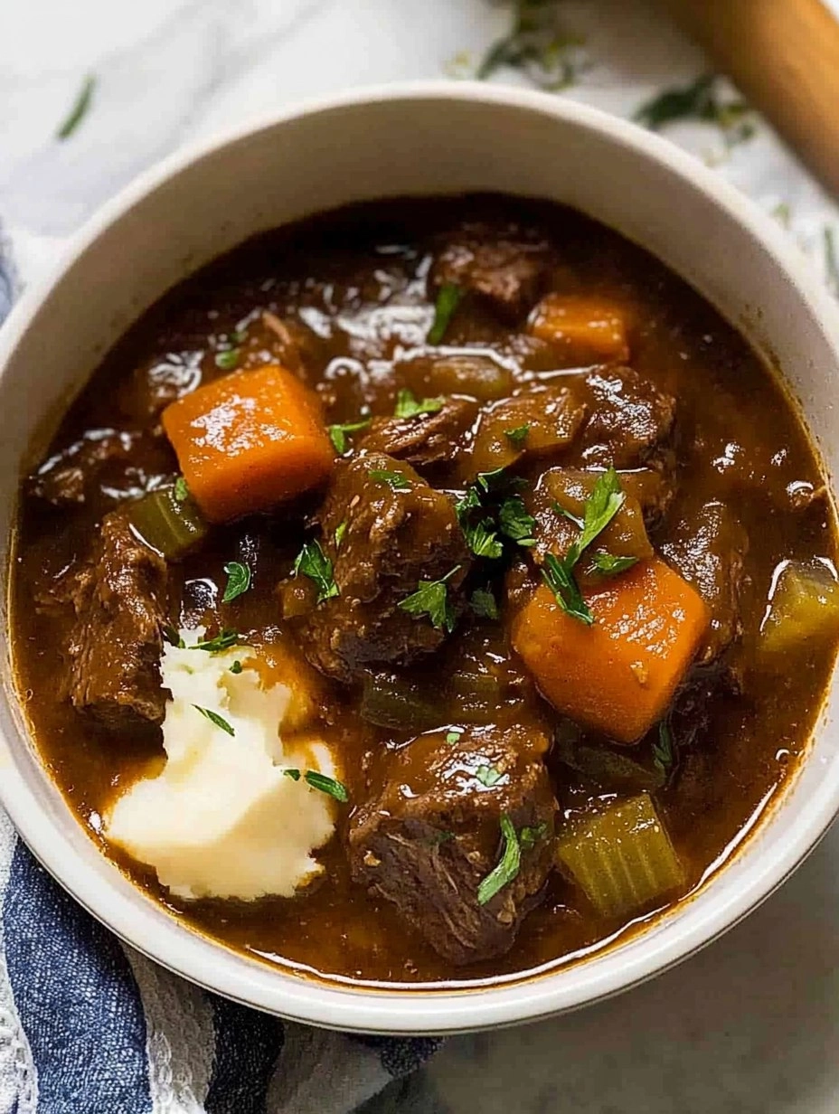 Guinness Beef Stew | Slow Cooker Irish Comfort Food