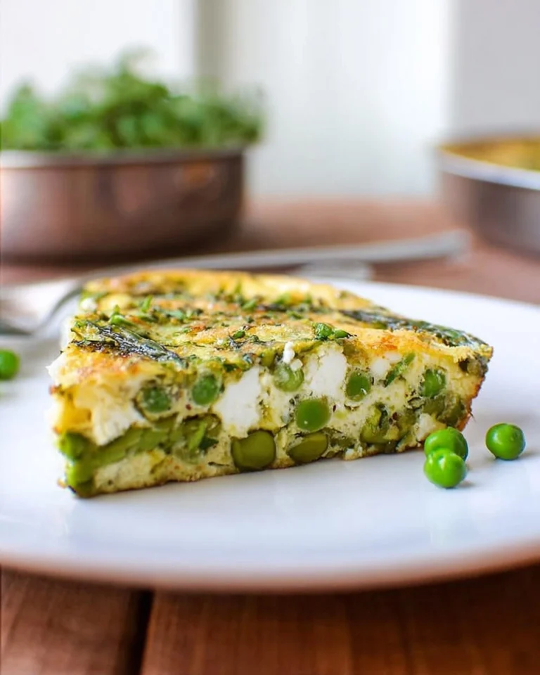 Herb-Goat-Cheese-Frittata-with-Asparagus-and-Peas-Recipe