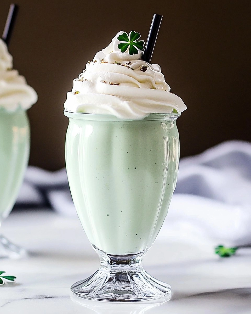 Homemade Shamrock Shakes