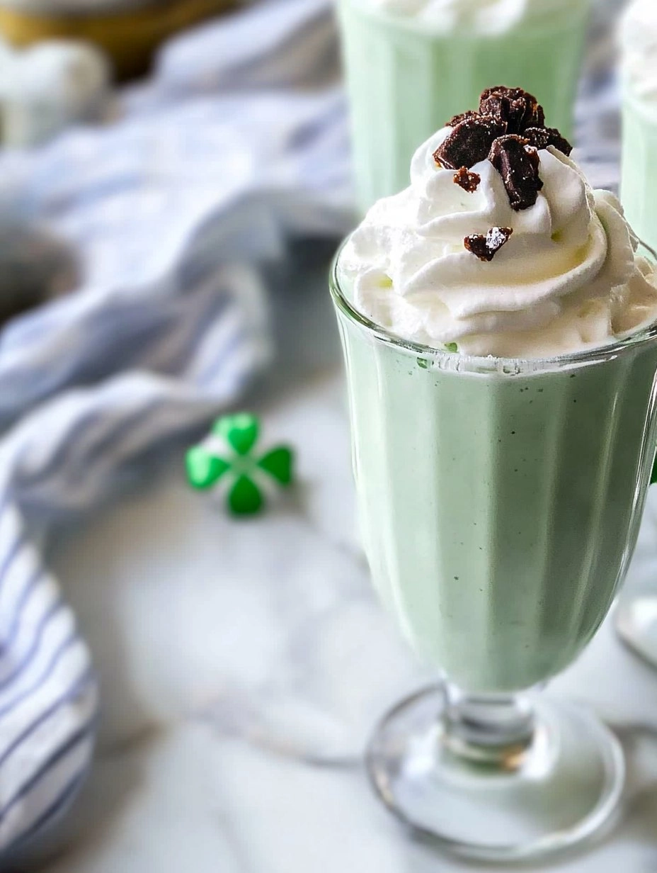 Homemade Shamrock Shakes