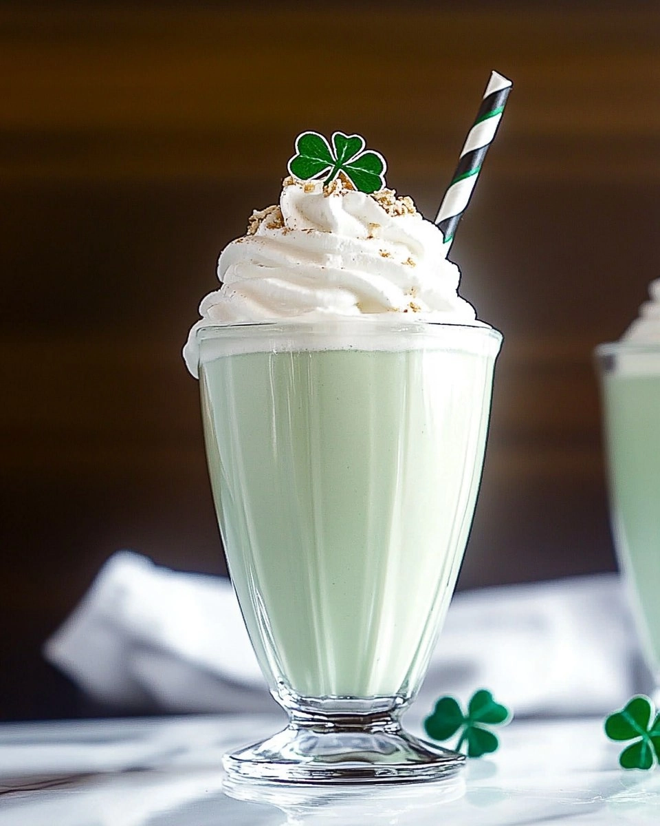 Homemade Shamrock Shakes