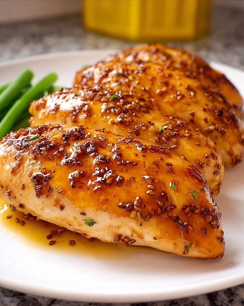 Honey Dijon Garlic Chicken Breasts Recipe | Easy Dinner idea