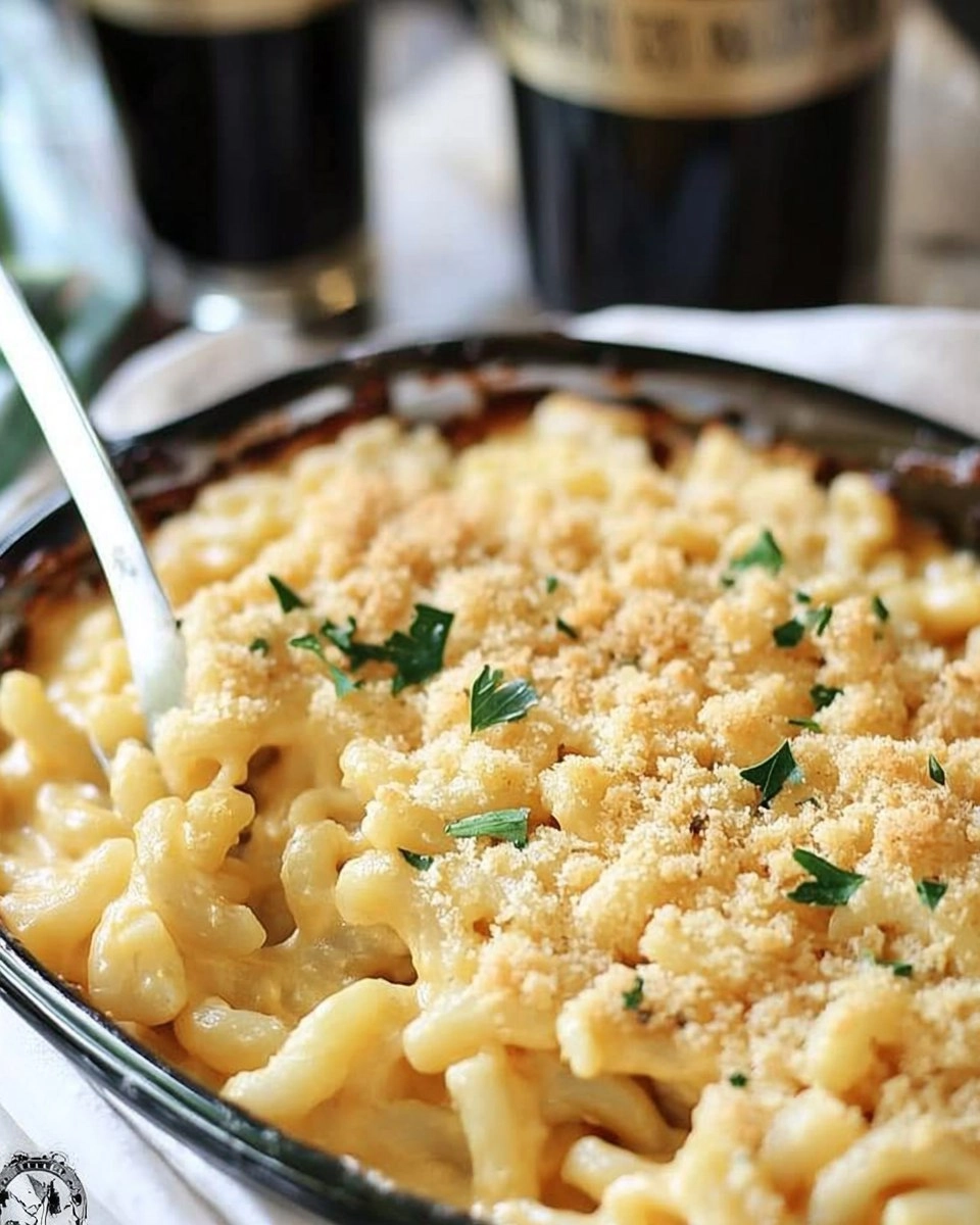 Irish Cheddar & Stout Mac and Cheese Bake