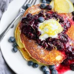 Lemon-Ricotta-Pancakes-with-Warm-Berry-Compote-Recipe