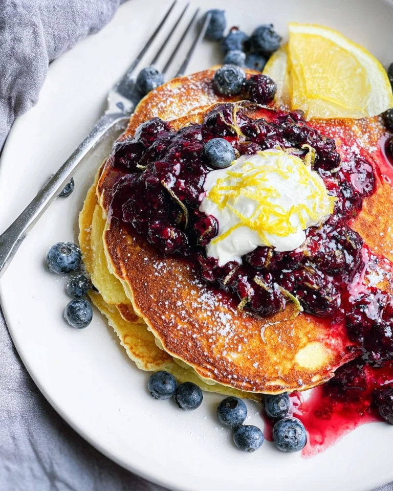 Lemon-Ricotta-Pancakes-with-Warm-Berry-Compote-Recipe