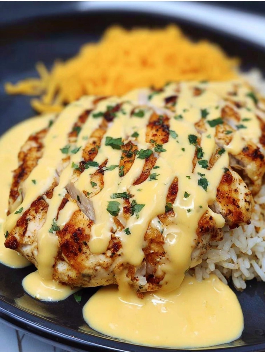 Mexican Chicken with Cheese Sauce