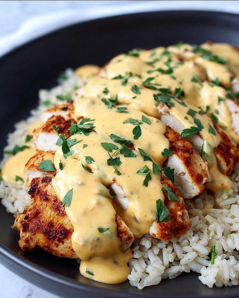 Mexican Chicken with Cheese Sauce