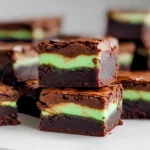 Mint-Chocolate-Brownies-Easy-St-Patricks-Day-Fudgy-Brownies-Recipe
