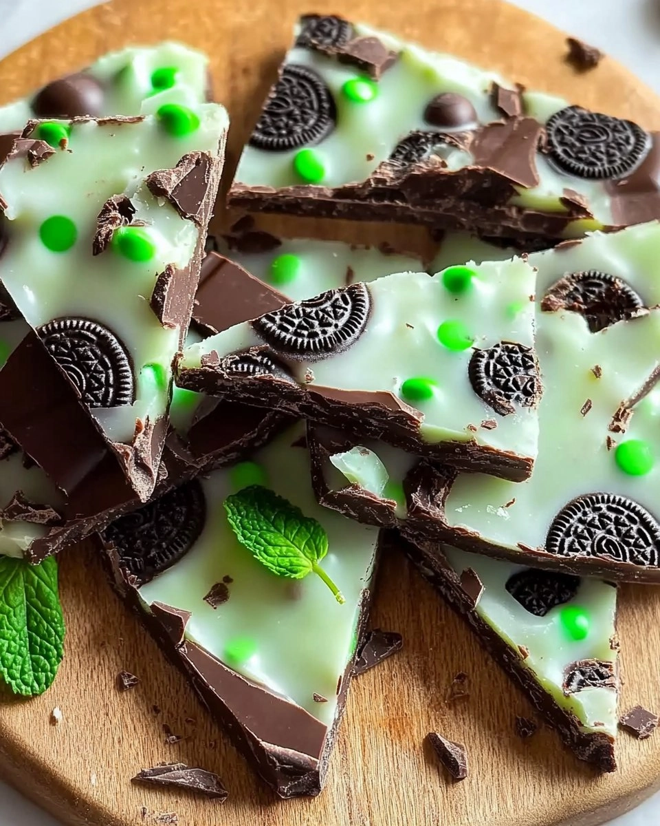 Mint Oreo Chocolate Bark