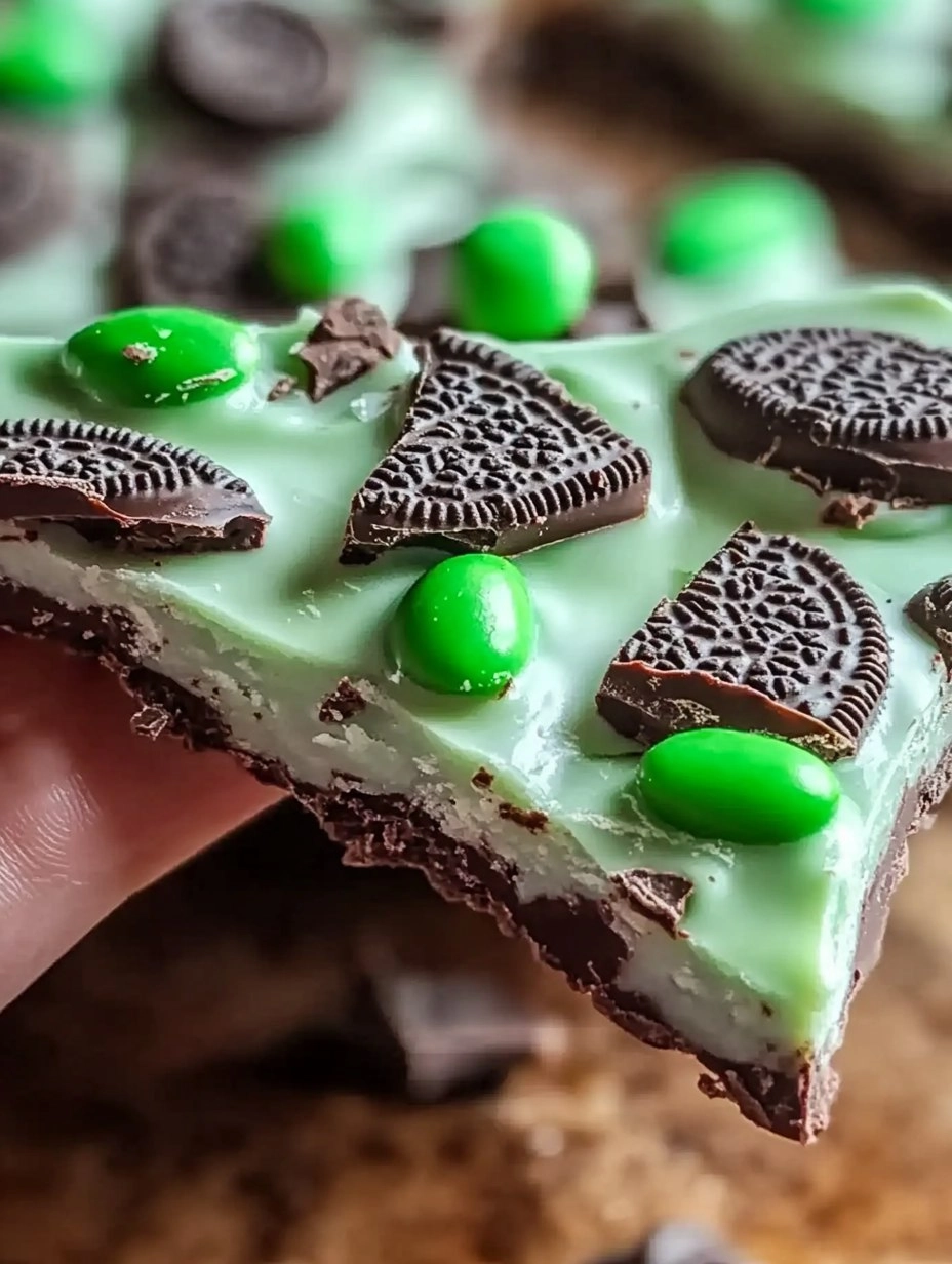 Mint Oreo Chocolate Bark