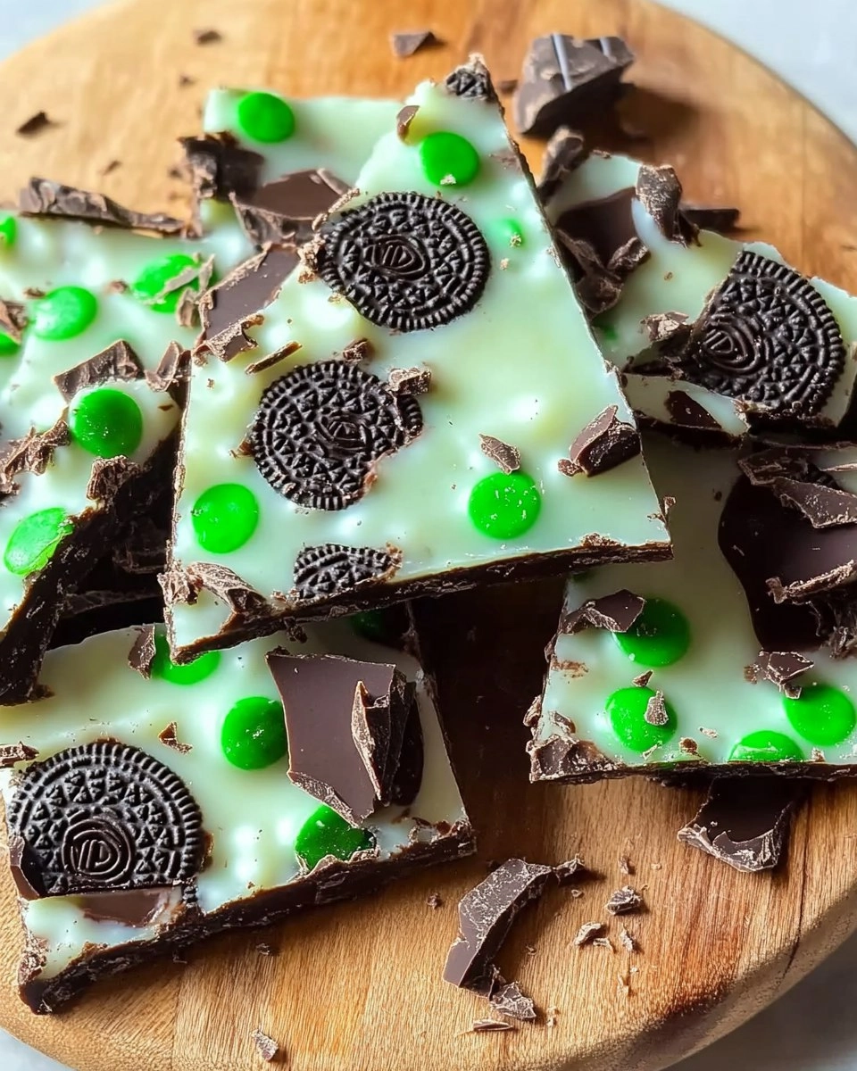 Mint Oreo Chocolate Bark