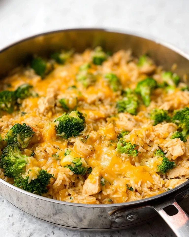 One-Pan-Cheesy-Chicken-Broccoli-and-Rice-Recipe