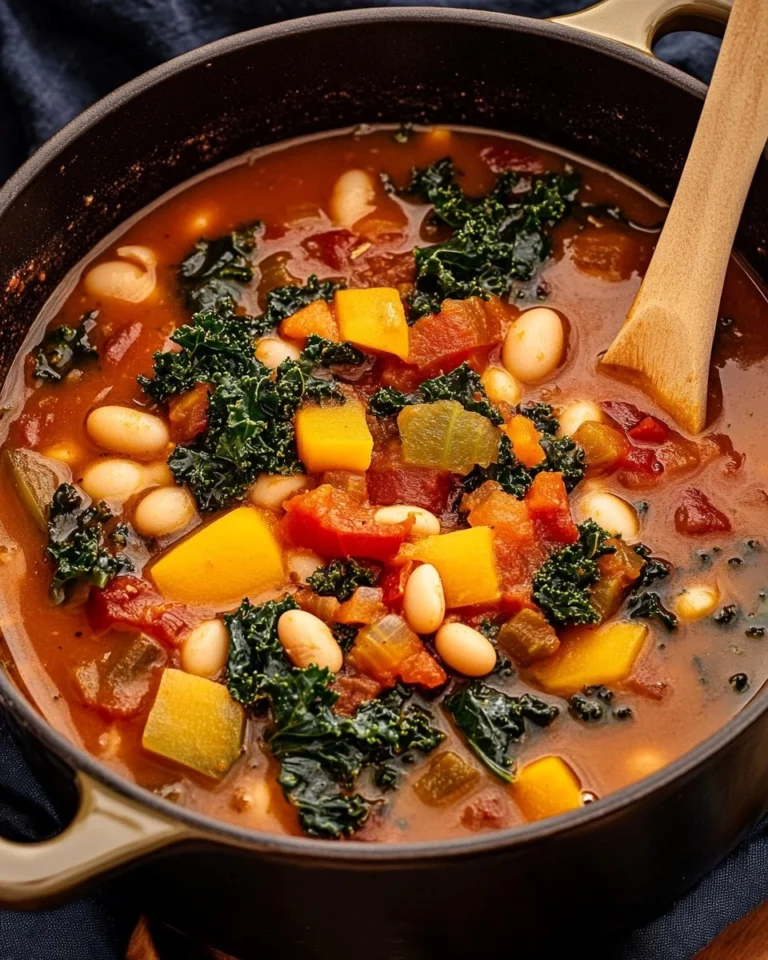 One-Pot-Creamy-Tuscan-White-Bean-Kale-Soup-Recipe