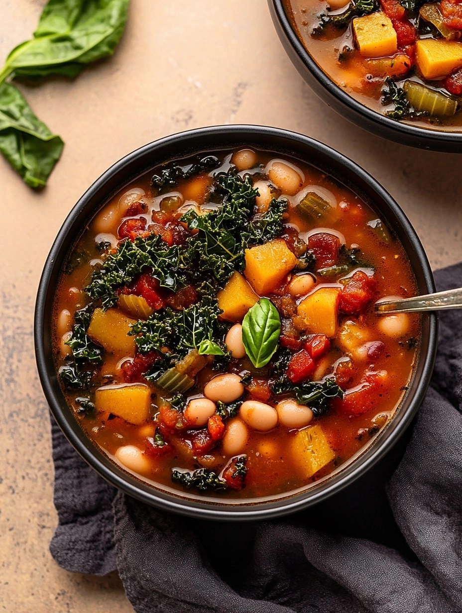 One-Pot Creamy Tuscan White Bean & Kale Soup 121 One-Pot Creamy Tuscan White Bean & Kale Soup