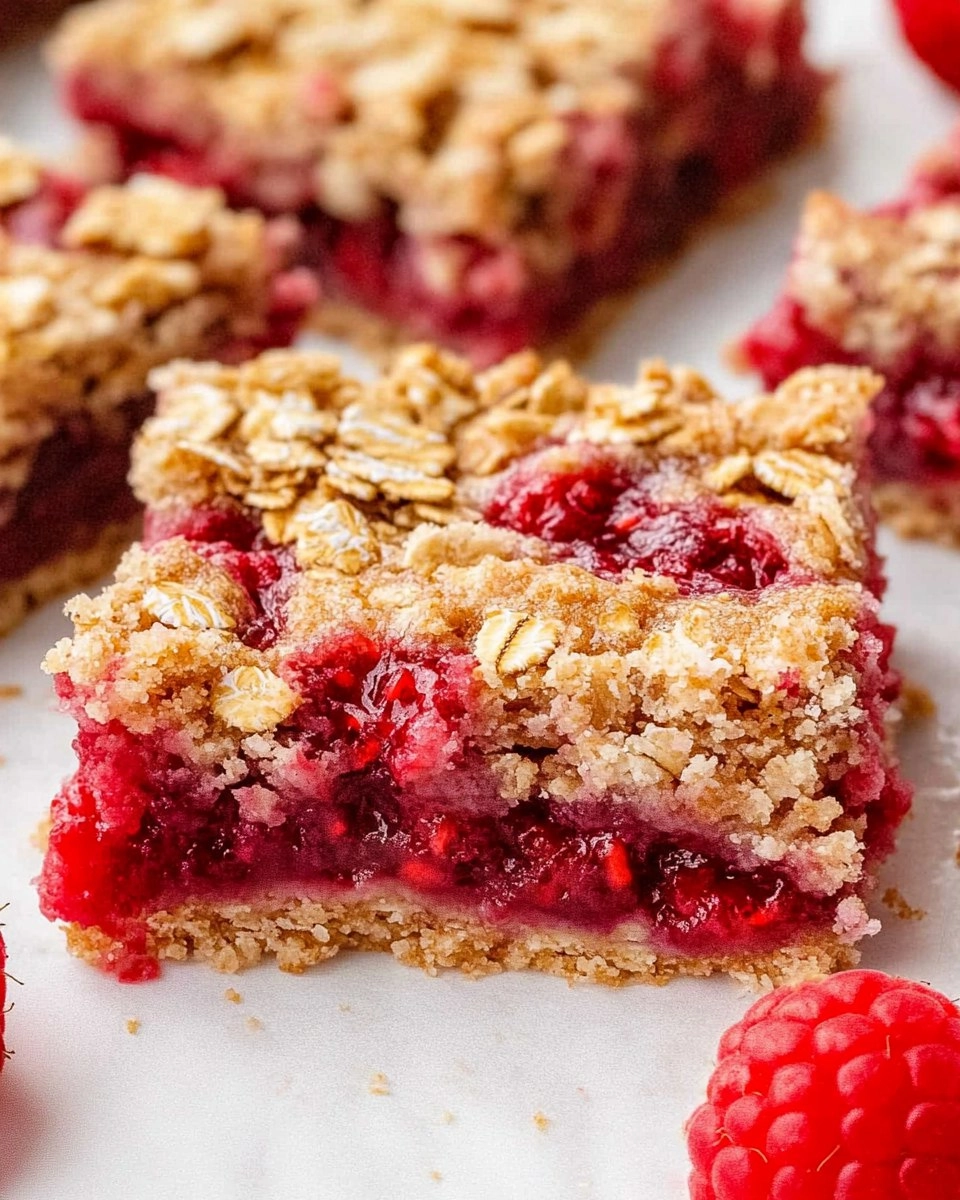 Raspberry Oat Bars 122 Raspberry Oat Bars