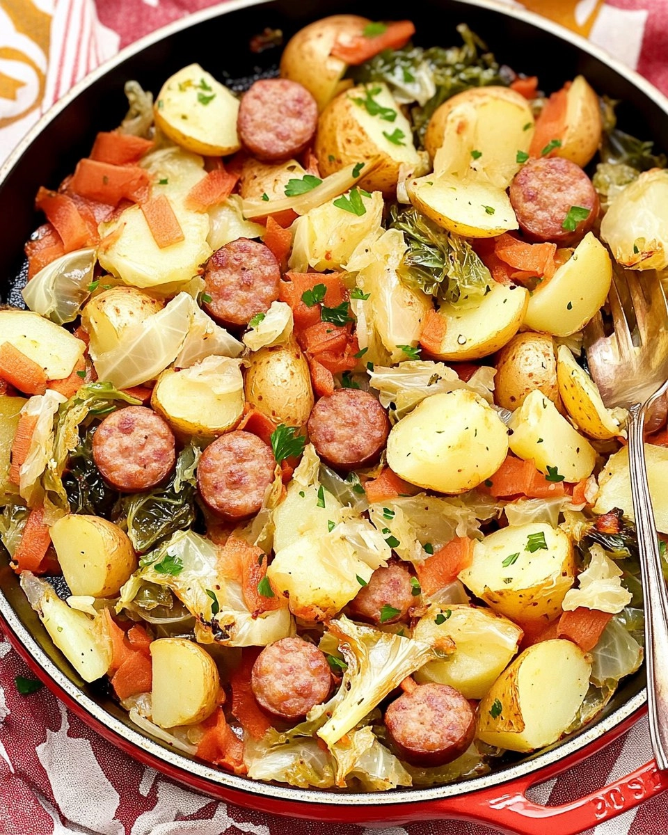 Sheet-Pan Sausage, Cabbage & Potatoes (Easy Weeknight Dinner)