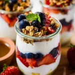Simple Fruit & Yogurt Parfaits with Granola (Customizable) 53 Simple-Fruit-Yogurt-Parfaits-with-Granola-Customizable-Recipe