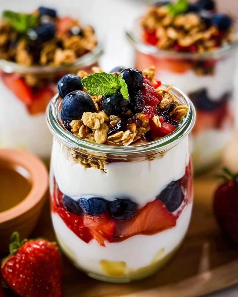 Simple-Fruit-Yogurt-Parfaits-with-Granola-Customizable-Recipe