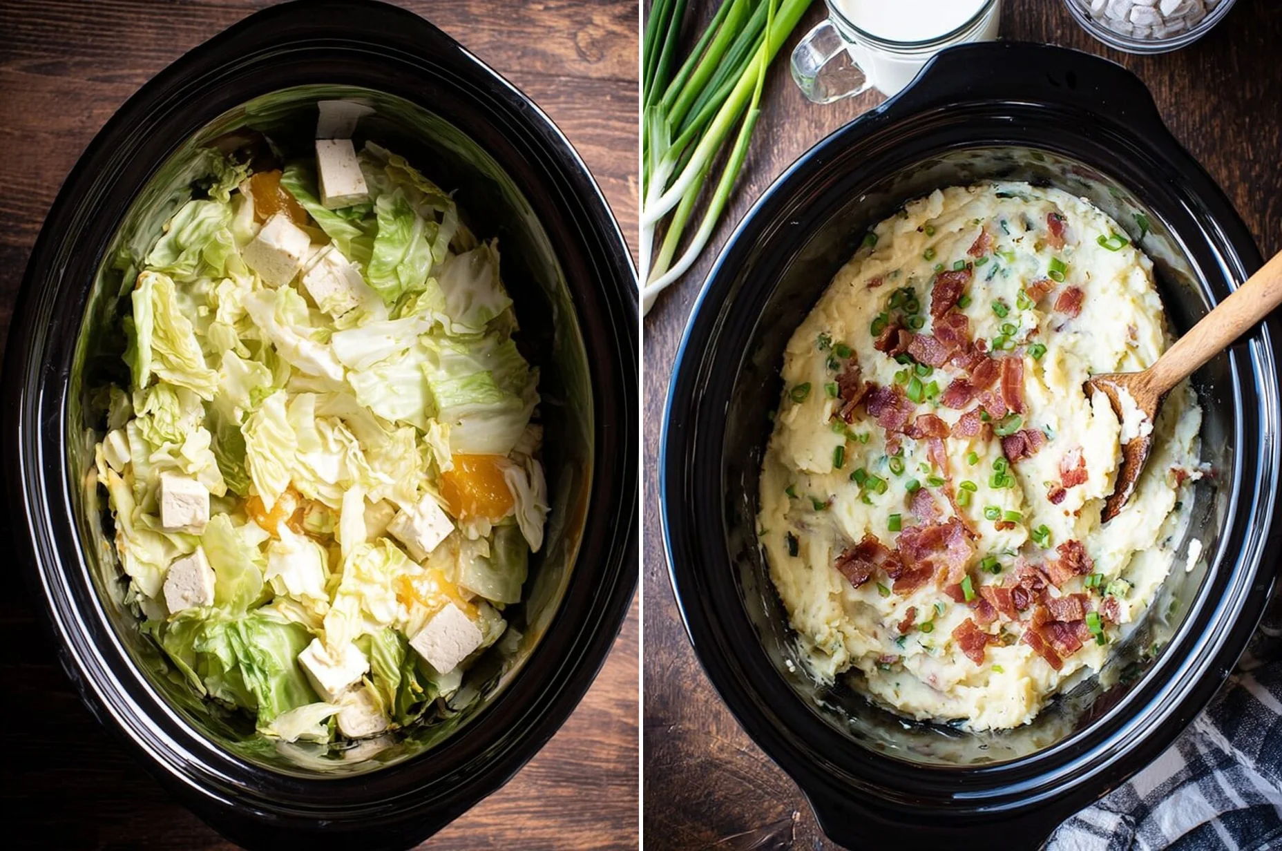 Slow Cooker Colcannon Potatoes | Easy Crockpot Dinner 