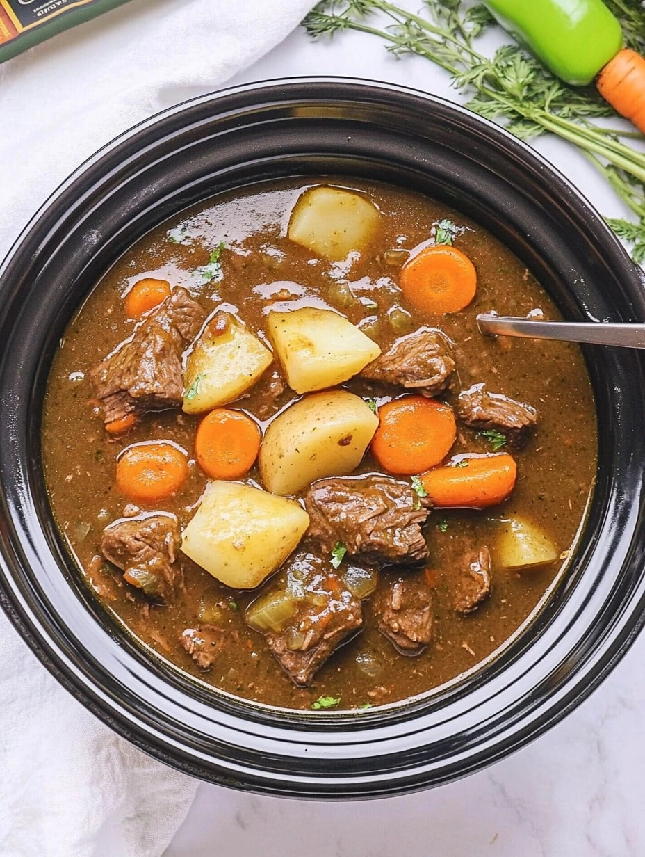 Slow Cooker Guinness Beef Stew with Potatoes & Carrots 151 Slow Cooker Guinness Beef Stew with Potatoes & Carrots